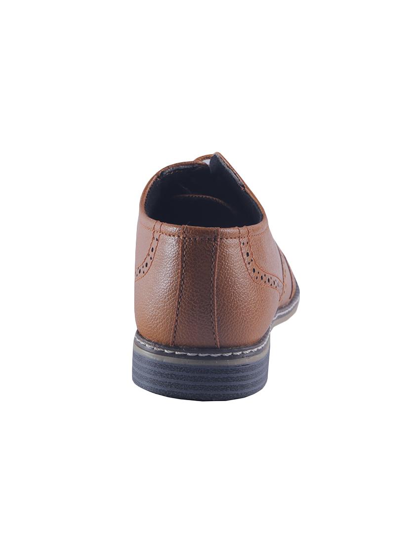 tan lace-up formal shoes - 15520360 - Zoom Image - 3