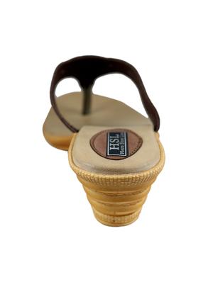 brown slip on wedges - 15522244 - Standard Image - 3