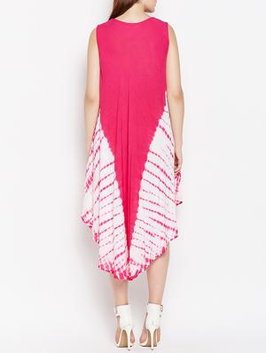 tie and dye print tent dress - 15522360 - Standard Image - 3