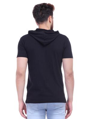 black cotton ripped t-shirt - 15525562 - Standard Image - 3