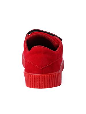 red Suede slip on sneakers - 15526763 - Standard Image - 3