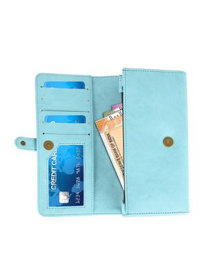 blue leatherette (pu wallet - 15527122 - Standard Image - 3