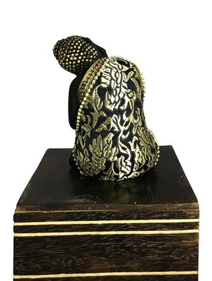 handcrafted meditating blessing idol of lord gautama buddha statue - 15527952 - Standard Image - 3