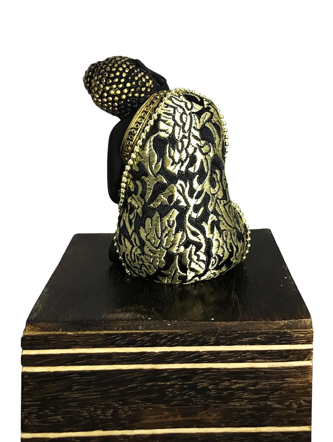 handcrafted meditating blessing idol of lord gautama buddha statue - 15527952 - Zoom Image - 3