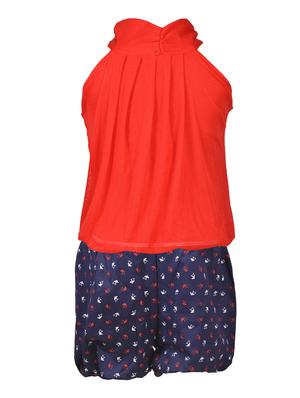 red cotton shorts set - 15528967 - Standard Image - 3