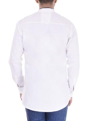 white cotton short kurta - 15531206 - Standard Image - 3