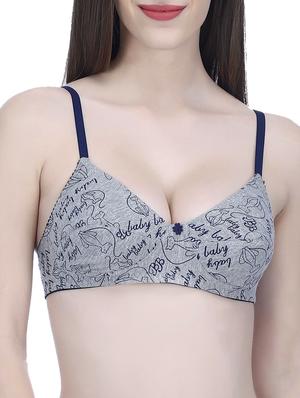 set of 2 quirky print t-shirt bras - 15531240 - Standard Image - 3