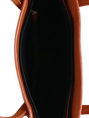 tan leatherette (pu) regular handbag - 15533497 - Standard Image - 3