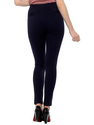 eyelet lace-up solid jegging - 15535693 - Standard Image - 3