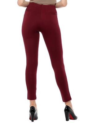 eyelet lace-up solid jegging - 15535694 - Standard Image - 3