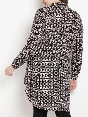 Geometric asymmetric shirt - 15538343 - Standard Image - 3