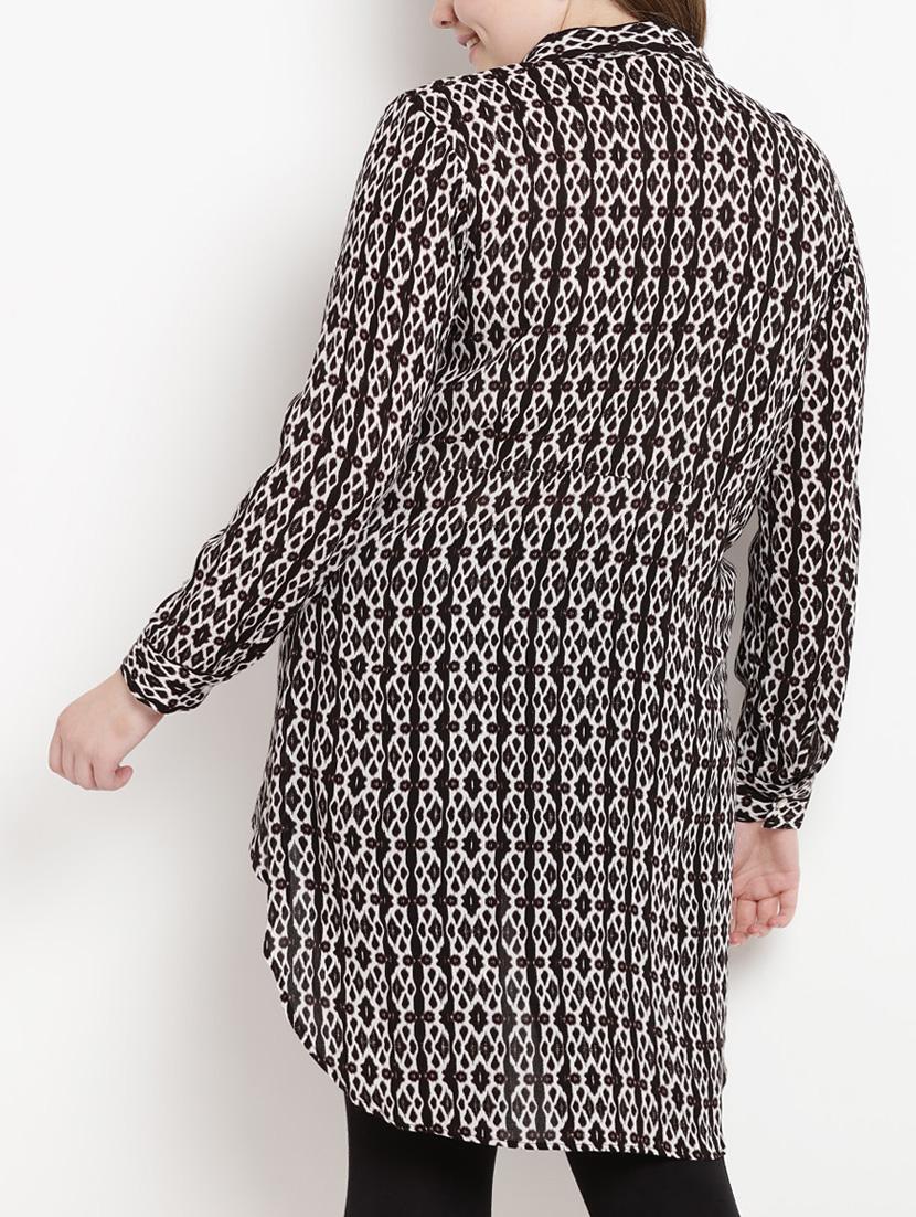 Geometric asymmetric shirt - 15538343 - Zoom Image - 3