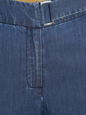 belt detailed denim culottes - 15539455 - Standard Image - 6
