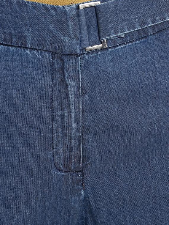 belt detailed denim culottes - 15539455 - Zoom Image - 6