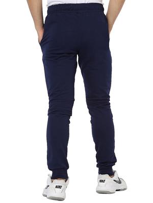 navy blue cotton blend jogger - 15540388 - Standard Image - 3