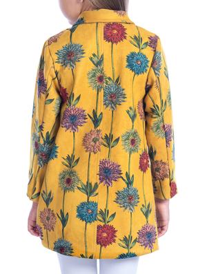 yellow cotton blend jacket - 15542973 - Standard Image - 3