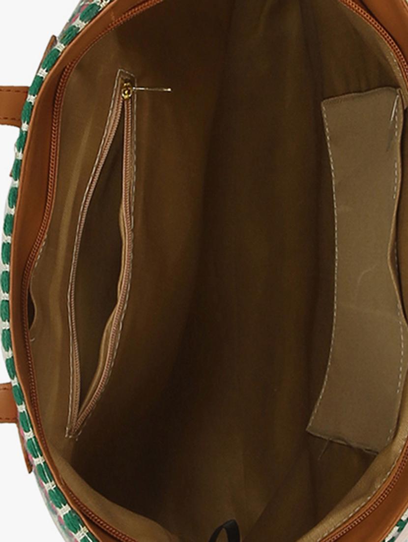 multi colored canvas regular tote - 15544307 - Zoom Image - 3