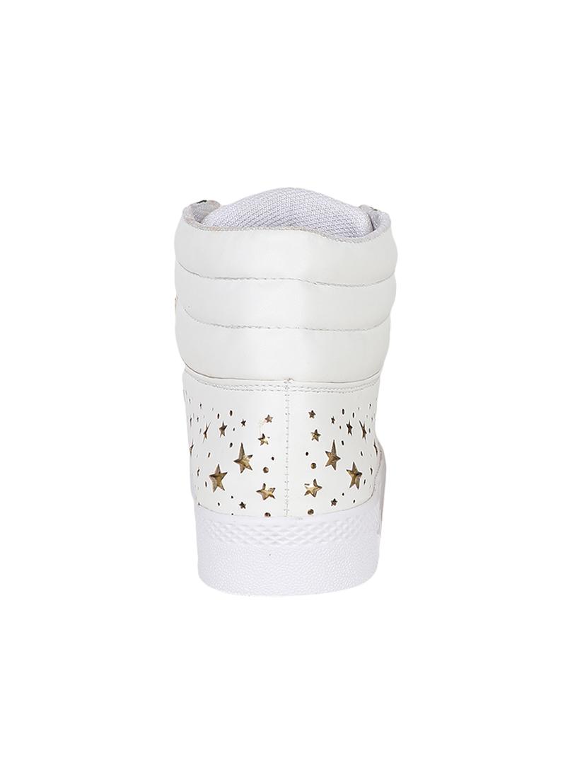 white lace-up sneakers - 15545240 - Zoom Image - 3