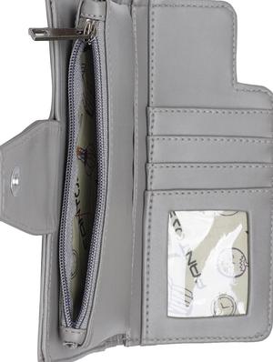 grey leatherette (pu wallet - 15545566 - Standard Image - 3