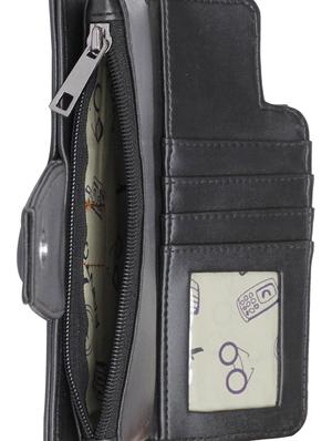black leatherette (pu wallet - 15545568 - Standard Image - 3