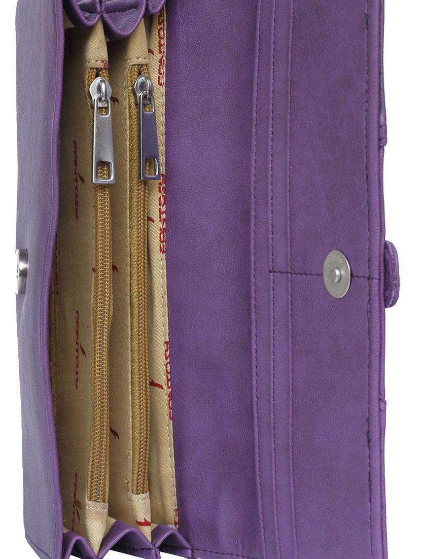 purple leatherette (pu wallet - 15545569 - Zoom Image - 3