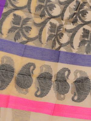 banarasi dupatta with tassels - 15545824 - Standard Image - 3