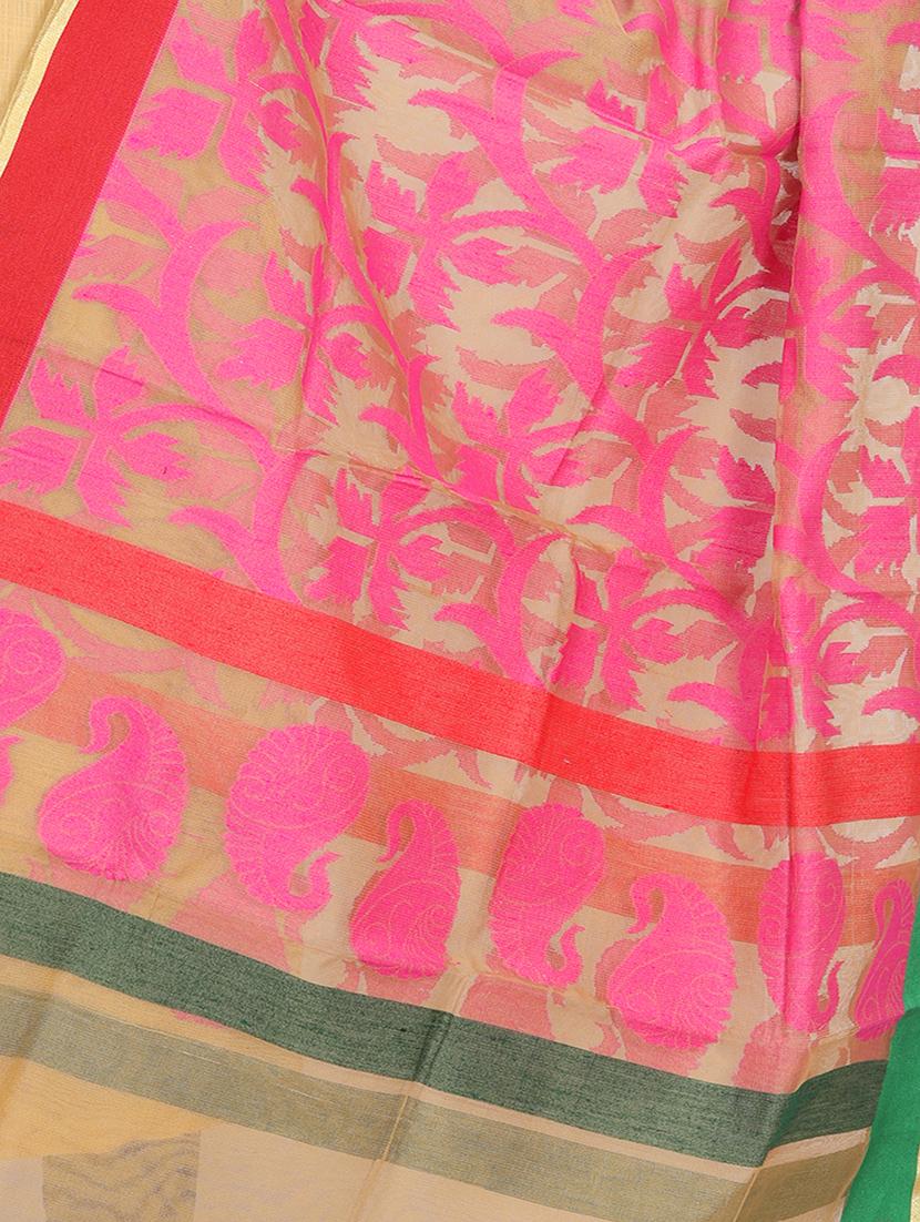 banarasi dupatta with tassels - 15545825 - Zoom Image - 3