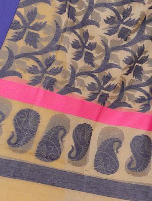 banarasi dupatta with tassels - 15545826 - Standard Image - 3