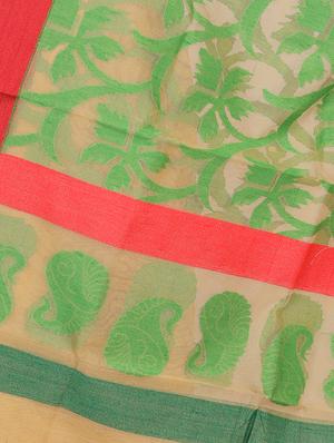 banarasi dupatta with tassels - 15545827 - Standard Image - 3