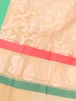 self design dupatta with tassles - 15545829 - Standard Image - 3