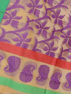 self design dupatta with tassles - 15545832 - Standard Image - 3