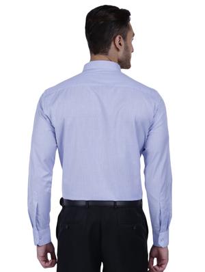 blue polyester formal shirt - 15546679 - Standard Image - 3