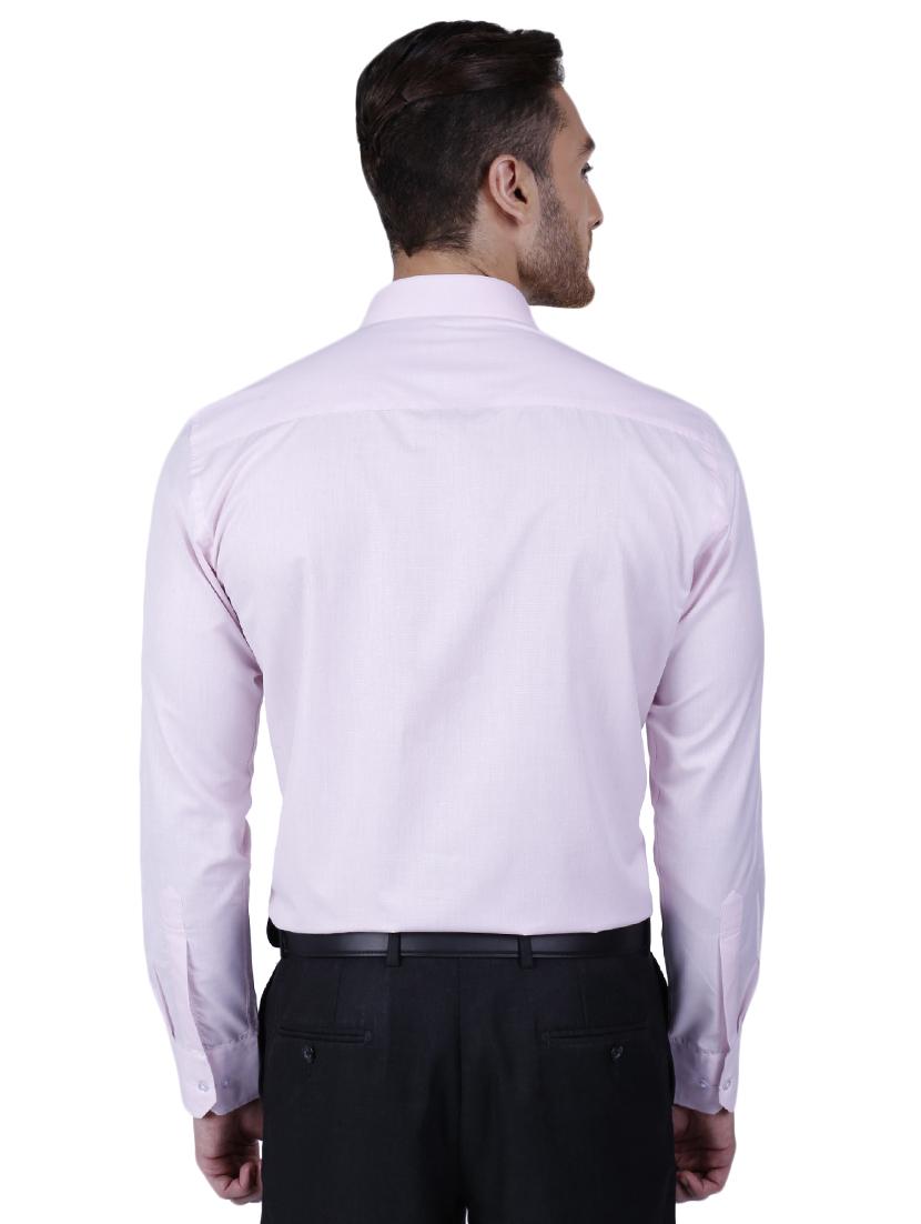 pink polyester formal shirt - 15546681 - Zoom Image - 3