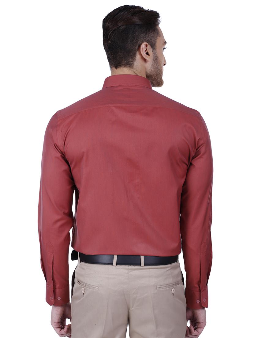 red polyester casual shirt - 15546682 - Zoom Image - 3