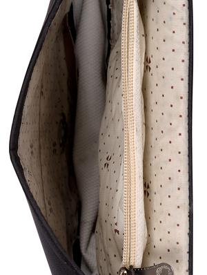 black leatherette (pu) regular sling bag - 15557531 - Standard Image - 3