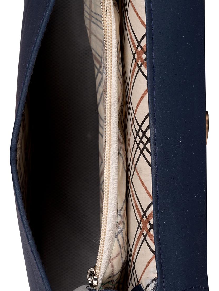 blue leatherette (pu) regular sling bag - 15557533 - Zoom Image - 3