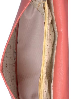 pink leatherette (pu) regular sling bag - 15557534 - Standard Image - 3