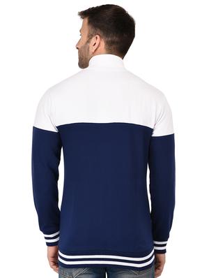 blue fleece casual jacket - 15558036 - Standard Image - 3