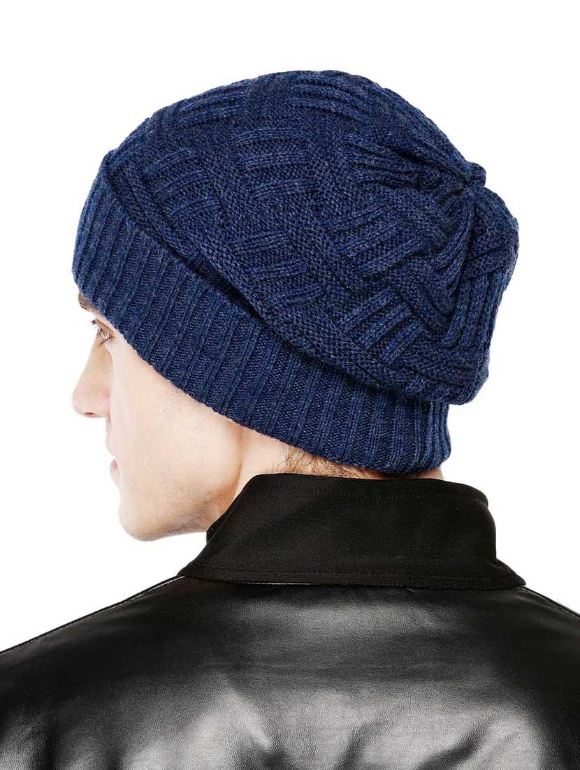 blue wool beanie - 15560737 - Zoom Image - 3