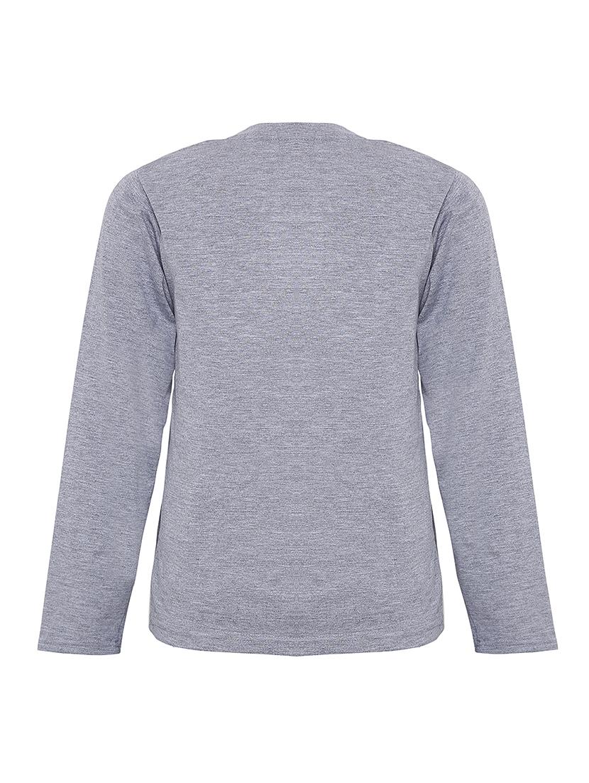 grey cotton pyjama set - 15561533 - Zoom Image - 3