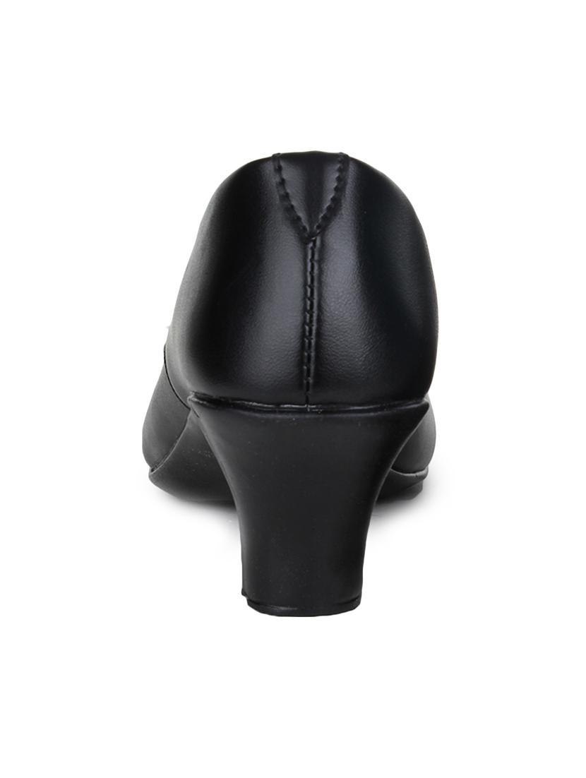 black slip on formal shoes - 15561621 - Zoom Image - 3