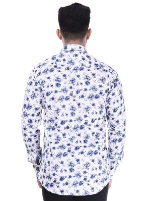 white cotton casual shirt - 15563597 - Standard Image - 3