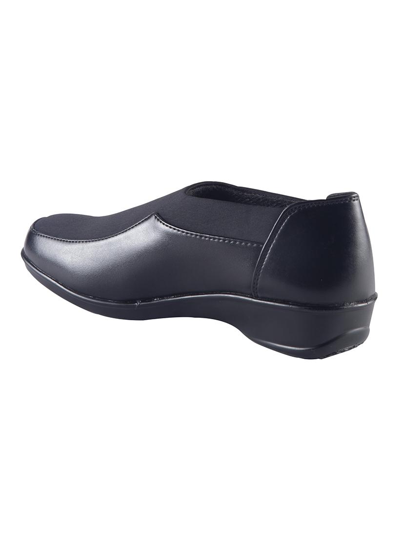 black slip on formal shoes - 15563767 - Zoom Image - 3