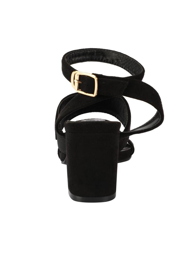 black ankle strap sandals - 15564107 - Zoom Image - 3