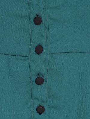 button up solid a-line dress - 15566285 - Standard Image - 6