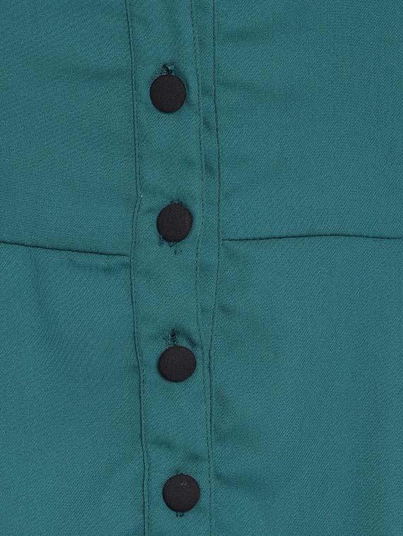 button up solid a-line dress - 15566285 - Zoom Image - 6