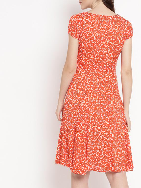 ditsy floral flared dress - 15566293 - Zoom Image - 3