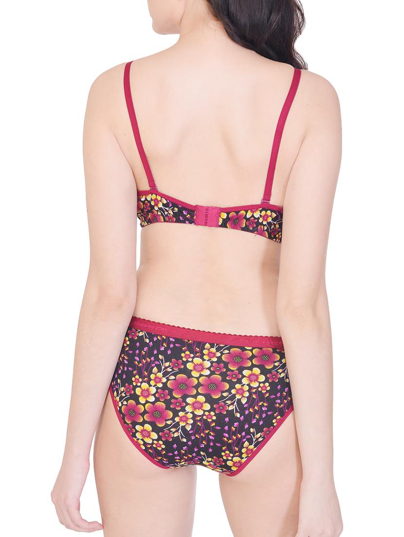floral bra and panty set - 15567904 - Zoom Image - 3