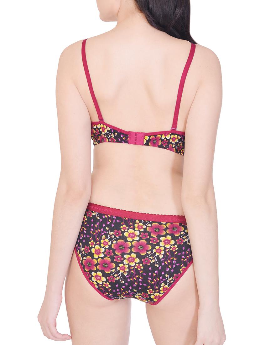 floral bra and panty set - 15567905 - Zoom Image - 3