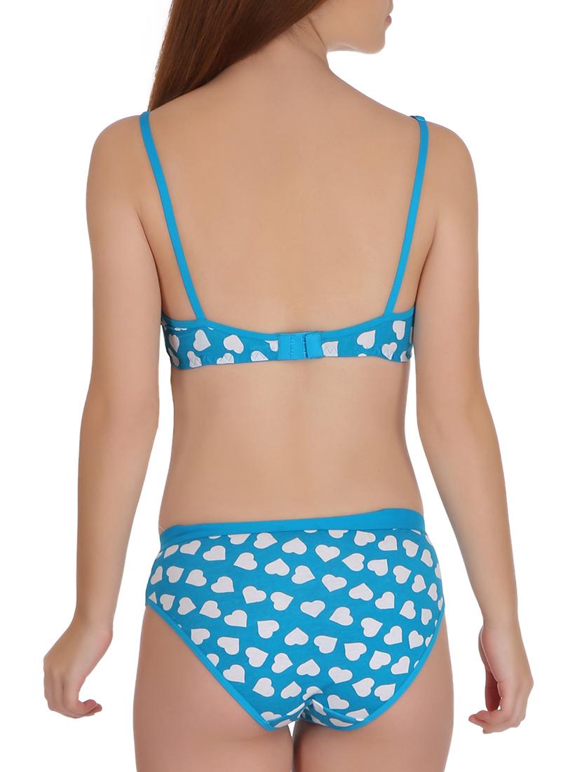heart print bra & panty set - 15567914 - Zoom Image - 3